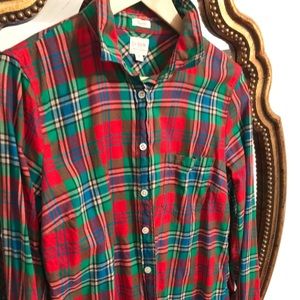 Flannel Plaid Button Down
